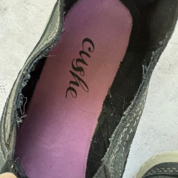 Cushe Slipper II Suede Slip-On Shoes Gray Suede Shoes Women's 8 - Picture 10 of 12